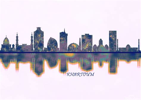 Khartoum Skyline by Towseef Dar Wall Art