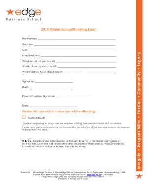 Fillable Online Registration Form For Online UNISA Courses EBS Fax