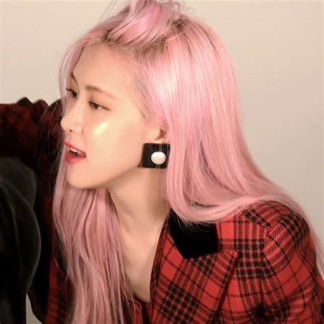 Roseyarchive On X Rose Pink Hair Rose Pink Hair Blackpink Pink