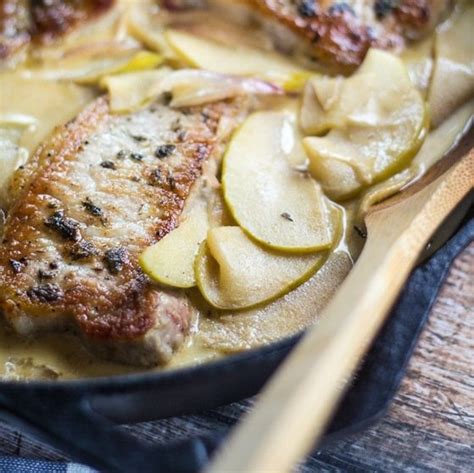 Boneless Pork Chops Are Simmered In A Rich Sauce Of Shallots Granny