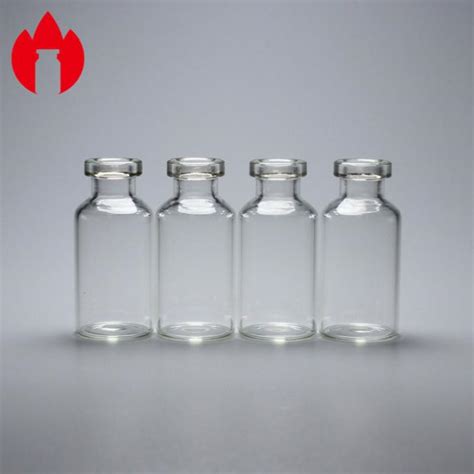 R Transparent Neutral Borosilicate Vaccine Glass Vial