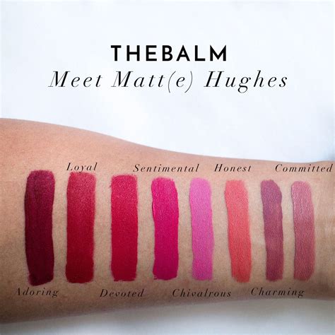 Original The Balm Cosmetics Meet Matt Hughes Matte Liquid Lipstick