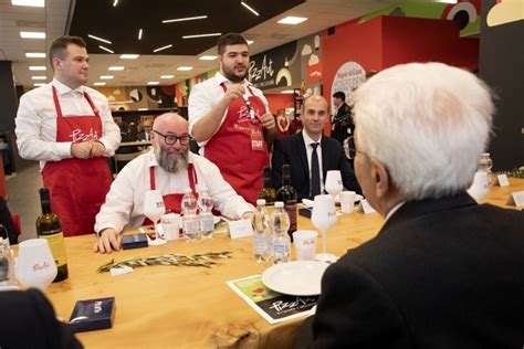 Il Presidente Mattarella Inaugura Pizzaut