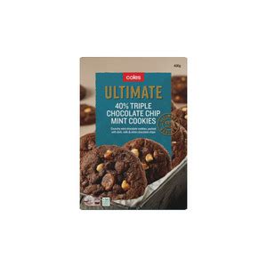 Calories In Coles Ultimate Triple Choc Chip Cookie Calcount