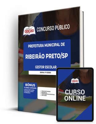 Apostila Prefeitura de Ribeirão Preto Gestor Escolar 2023 Download