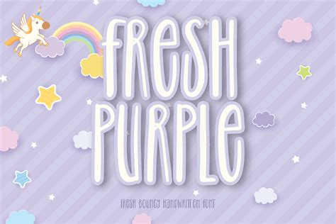 Fresh Purple Font | dafont.com