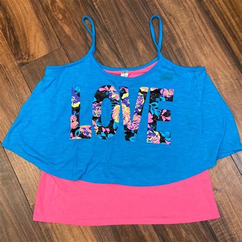 No Boundaries Tops Vintage No Boundaries Crop Top Love Size Med 79