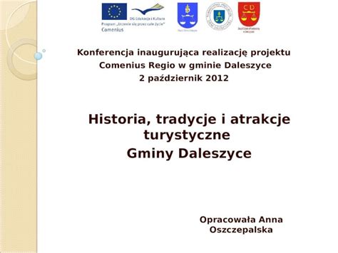 Ppt Historia Tradycje I Atrakcje Turystyczne Gminy Daleszyce