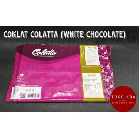 Jual Colatta White Chocolate Coklat Batang Blok Compound 1 KG Shopee