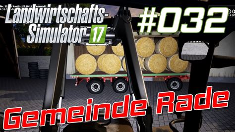 Landwirtschafts Simulator 17 032 Ballen Verkaufen Gemeinde Rade