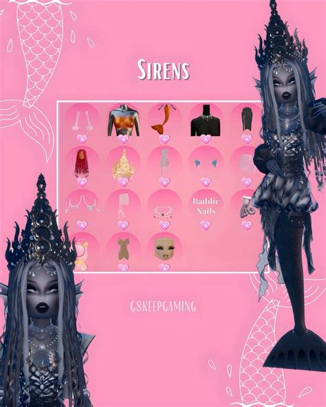 𐙚 Sirens Mermaids in 2024 Mermaid outfit Hello kitty cartoon