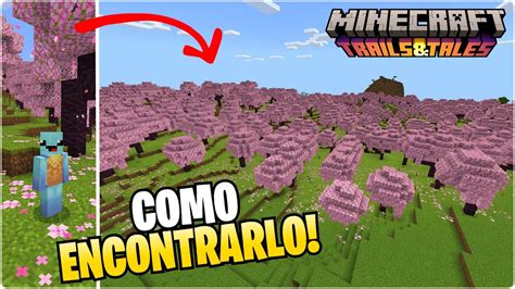 Cómo Encontrar El Nuevo Bioma En Minecraft 1 20 Bioma De Cerezos 🔔 Youtube