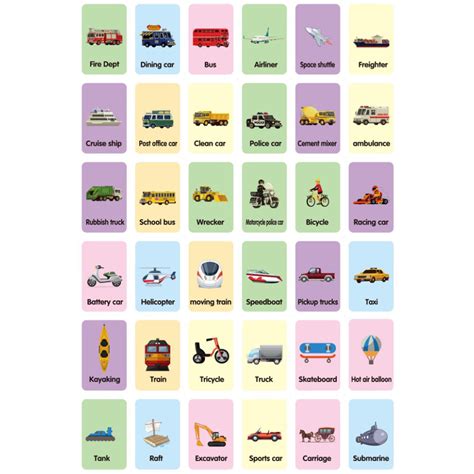 Educational Flash Cards Traffic - T For Toys