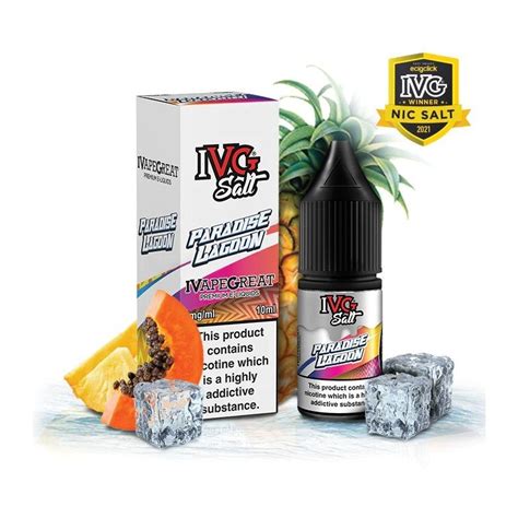 Paradise Lagoon IVG NicSalt 10ml 5mg 50 50 E Liquid