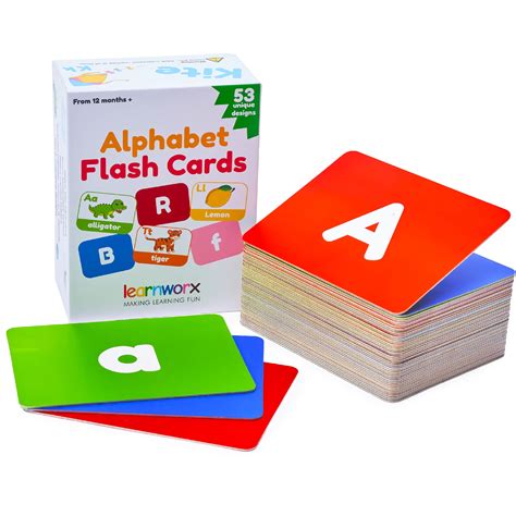 Alphabet Flash Cards For Toddlers 1 3 Years 52 Abc