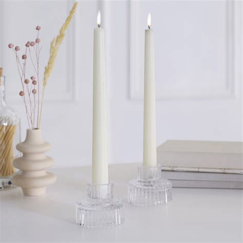 Clear Glass Candle Holders | Ginger Ray