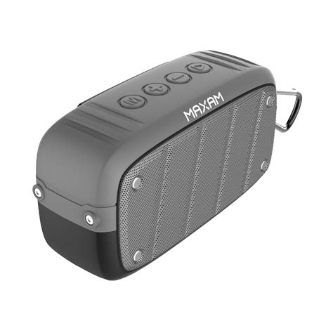 Yx B Gray W Mega Bass Wireless Speaker Maxam