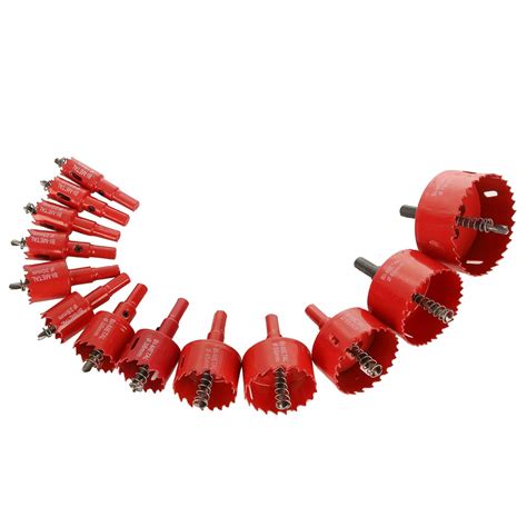 akolafe holesaw set piece metal hole  sets mm  mm hole