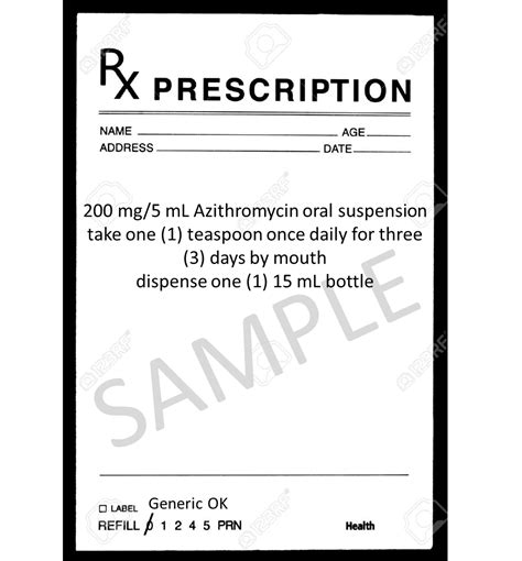 Amoxicillin Suspension - Cleveland Clinic Menu