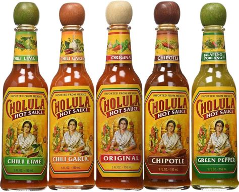 Amazon Cholula Hot Sauce Variety Pack Different Flavors Oz Bottles Grocery