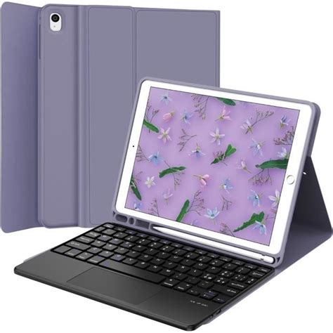 Coque Clavier Avec Trackpad Pour Ipad 9Eme Generation Azerty Clavier