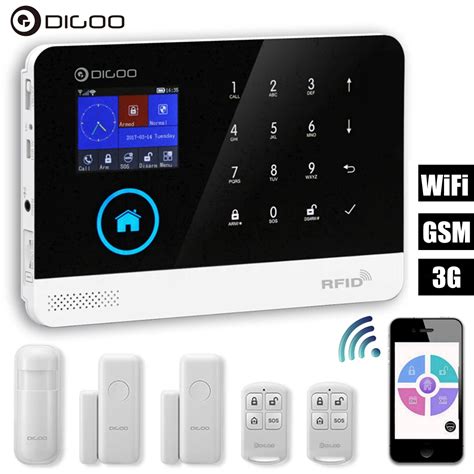 Digoo Dg Hosa Wireless Gsm Wifi Smart Home Security Alarm Systems Kits