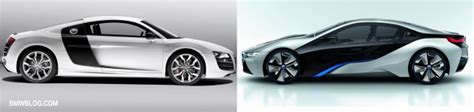 Photo Comparison Bmw I8 Vs Audi R8