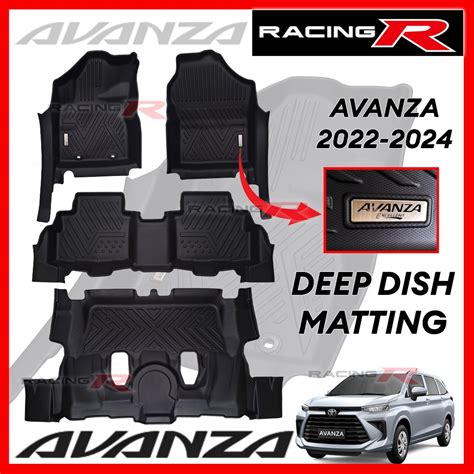 Toyota Avanza To Excellent Premium Material Deep Dish Matting