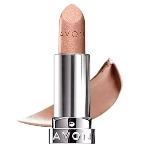 Sparkling nude Avon True color lipstick Chair éclatante Perfect lipstick Lipstick