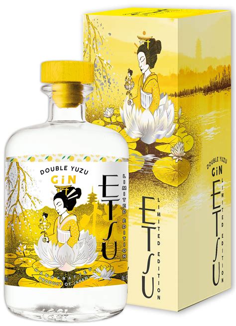 Etsu Double Yuzu Japanese Gin dárkový box 43