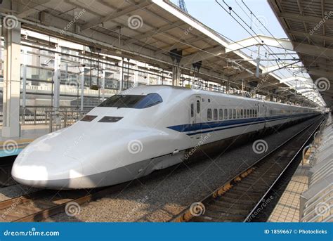 Bullet Train At Kyoto Station Royalty Free Stock Photography - Image ...