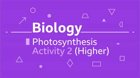 Gcse Combined Science Questions Photosynthesis Biology Revision Bbc