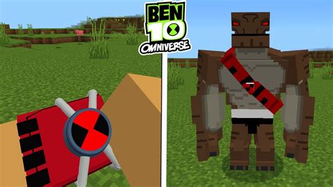 Super Omnitrix Do Albedo Addon Do Ben Omniverse V No Minecraft