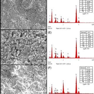 Sem Micrographs And Edx Analysis Of Dcs After Different Immersion