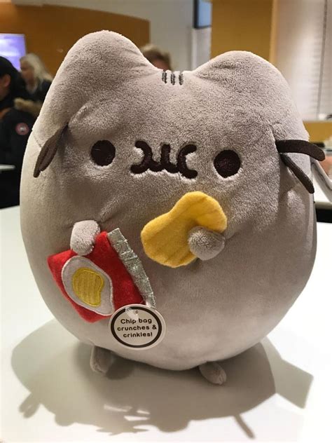 Pusheen Cat Potato Chip Crunch Noise Plush 95 Gund Only One On Ebay 1860691371