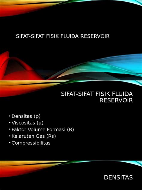 Sifat Sifat Fisik Fluida Reservoir Pdf