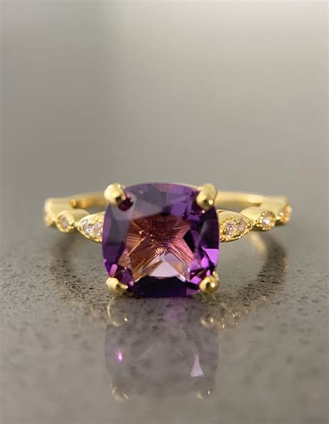 Amethyst Ring | Healing Crystal Shop Online