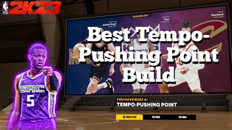 NEW NBA 2K23 THE BEST CONTACT DUNKING TEMPO PUSHING POINT BUILD HOF