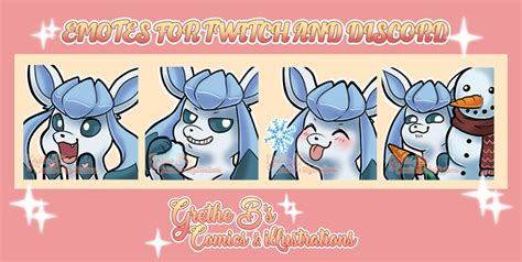 Emote Pack Glaceon 4 Emotes Grethebs Ko Fi Shop Ko Fi ️ Where