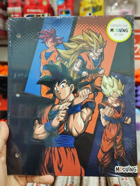 Carpeta 2 Tapas N3 Mooving Dragon Ball Super Saiyajin