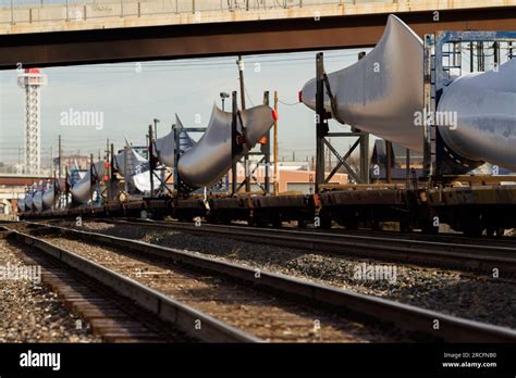 Wind turbine blades Stock Photo - Alamy