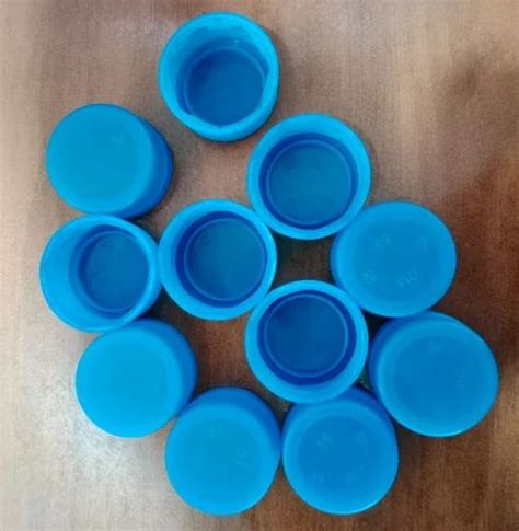 Blue Plastic Water Bottle Cap at Rs 0 28 piece पन क बतल क ढककन