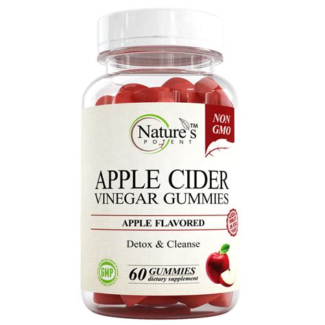 Apple Cider Vinegar Gummies (60 Gummies) – Nature's Potent