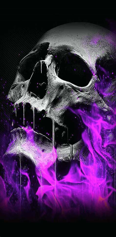 [100+] Flaming Skull Wallpapers | Wallpapers.com