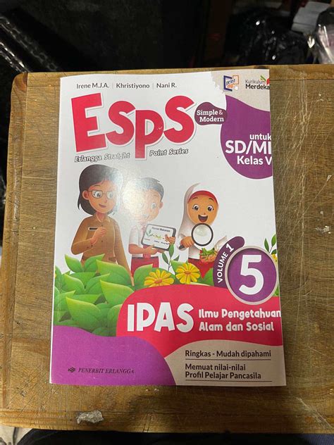 Esps Ipas Kelas 5 SD Volume 1 Kurikulum Merdeka Lazada Indonesia