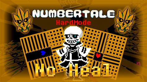 Numbertale Sans Fight HardMode Phase 1 No Heal YouTube