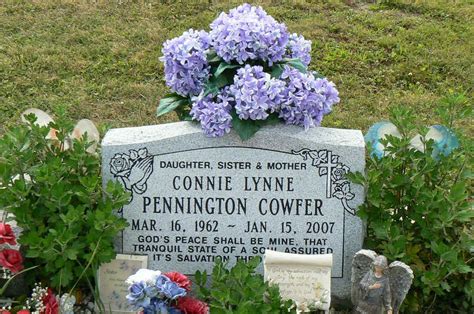 Connie Lynne Pennington Cowfer 1962 2007 Find A Grave Memorial