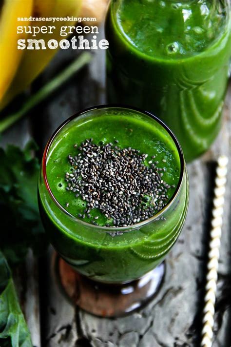 Super Green Smoothie Sandras Easy Cooking