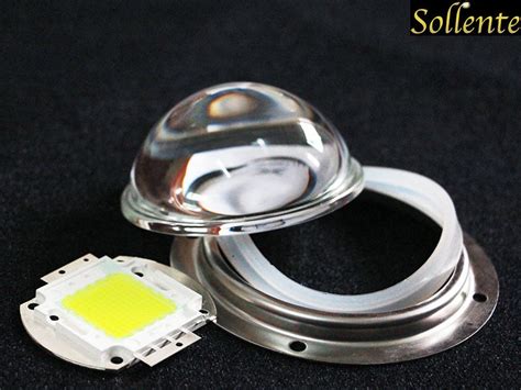 W Flood Light Optical Glass Cob Led Lens Luminous Angle