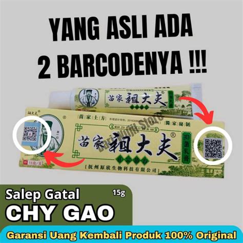 Jual Cream Hijau Zudaifu Chy Gao Asli Original Barcode Obat Kulit